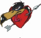 Gif animé coeur vautour